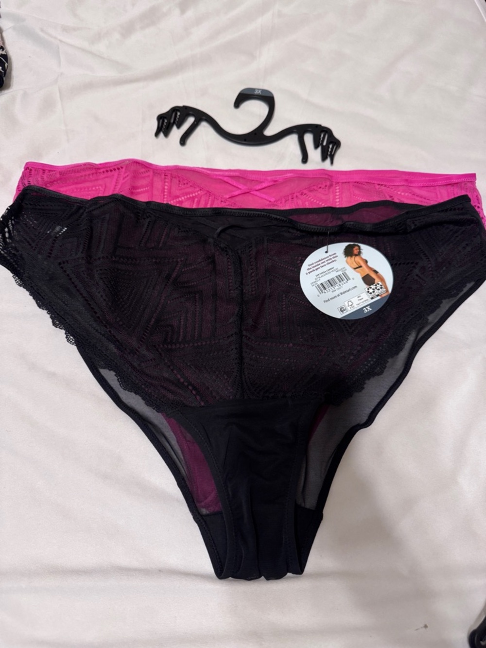 ADORED by ADORE ME 2-Pack TESSA CHEEKY Semi-sheer Panties Sz. 3X